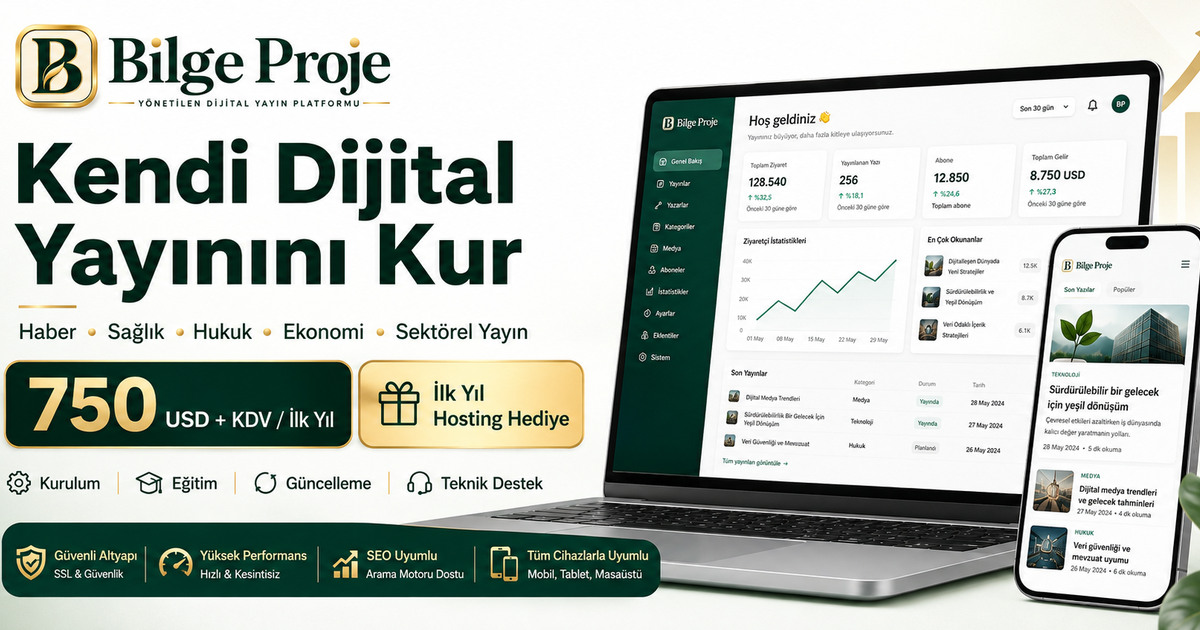 Bilge Proje dijital yayın projesi